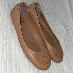 Tory Burch Tan Ballet Flats